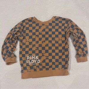 Pink Floyd Kids Children’s Concert Tour Hippie Checkerboard Sweatshirt